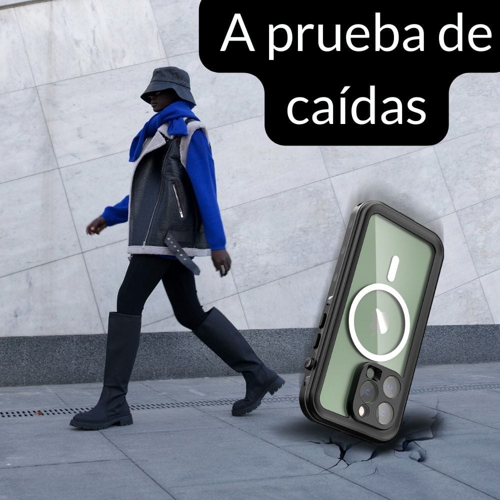 Forro iPhone 15 Pro Shellbox Modelo (DOT)