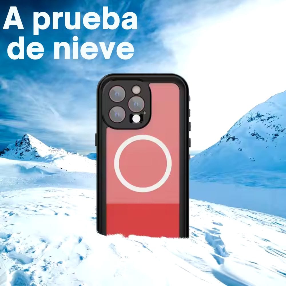 Forro iPhone 13 Pro Max Shellbox Modelo DOT Color Gris