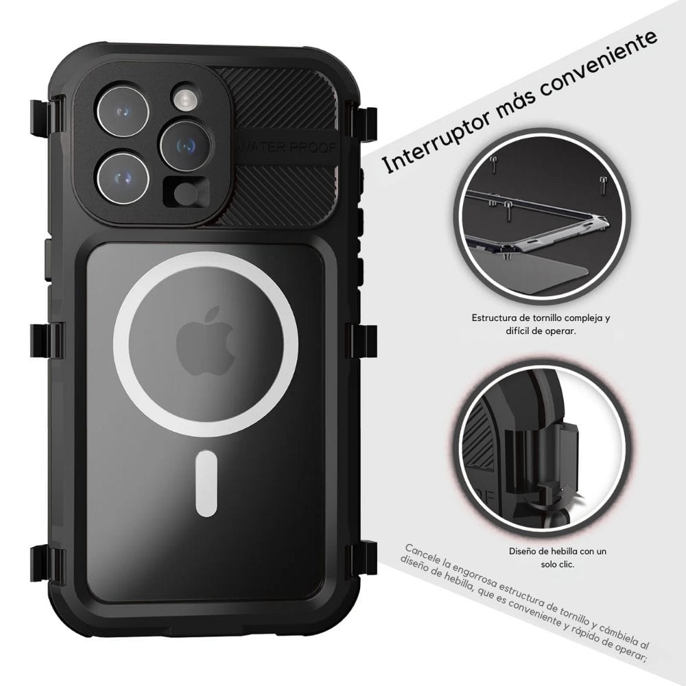 Forro iPhone 13 Pro Max Shellbox Modelo (M)