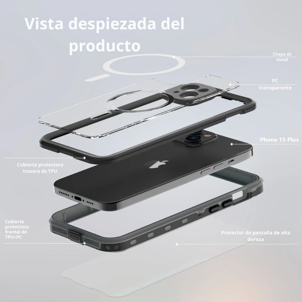 Case Shellbox iPhone 15 Modelo (DOT)
