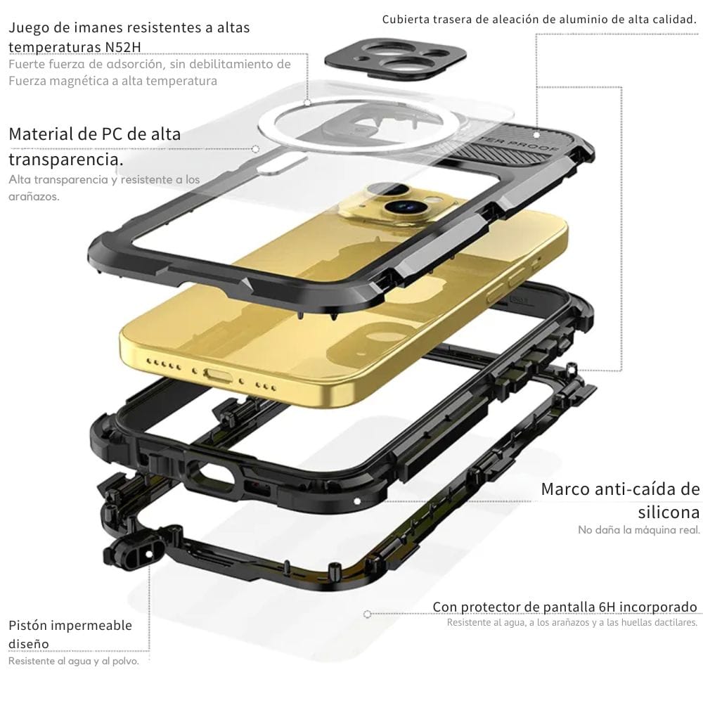 Case Shellbox iPhone 15 Modelo (M)