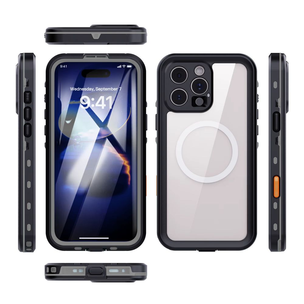 Forro iPhone 16 Pro Max Shellbox Modelo (DOT)