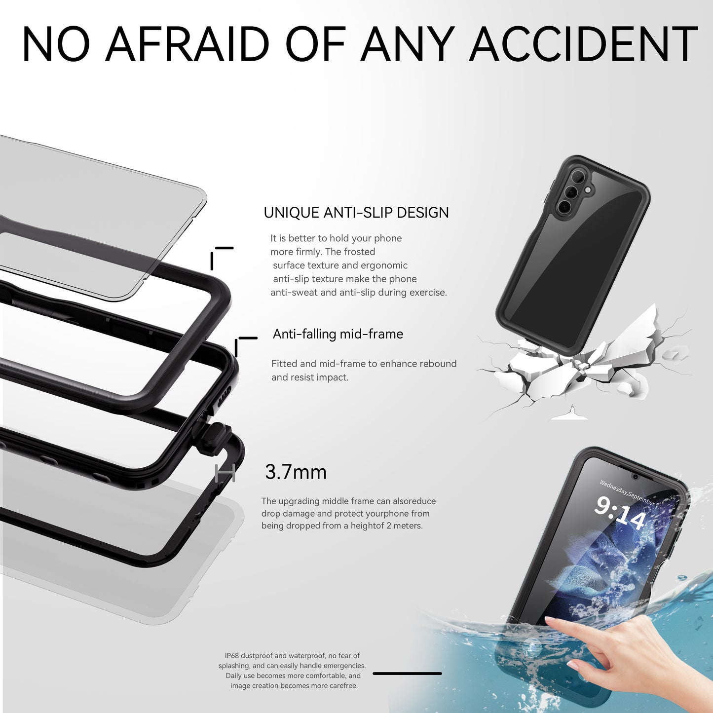 Forro Samsung Galaxy A16 Shellbox Modelo A