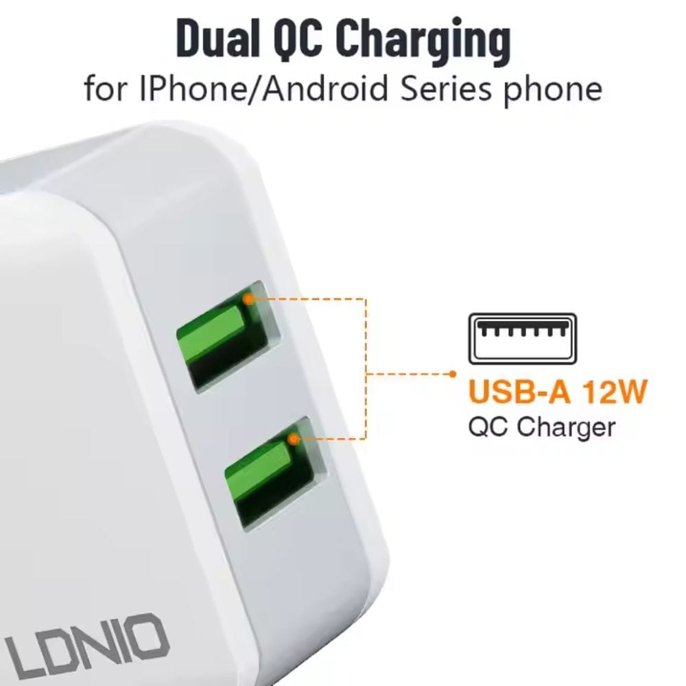Cargador USB-A de 12w