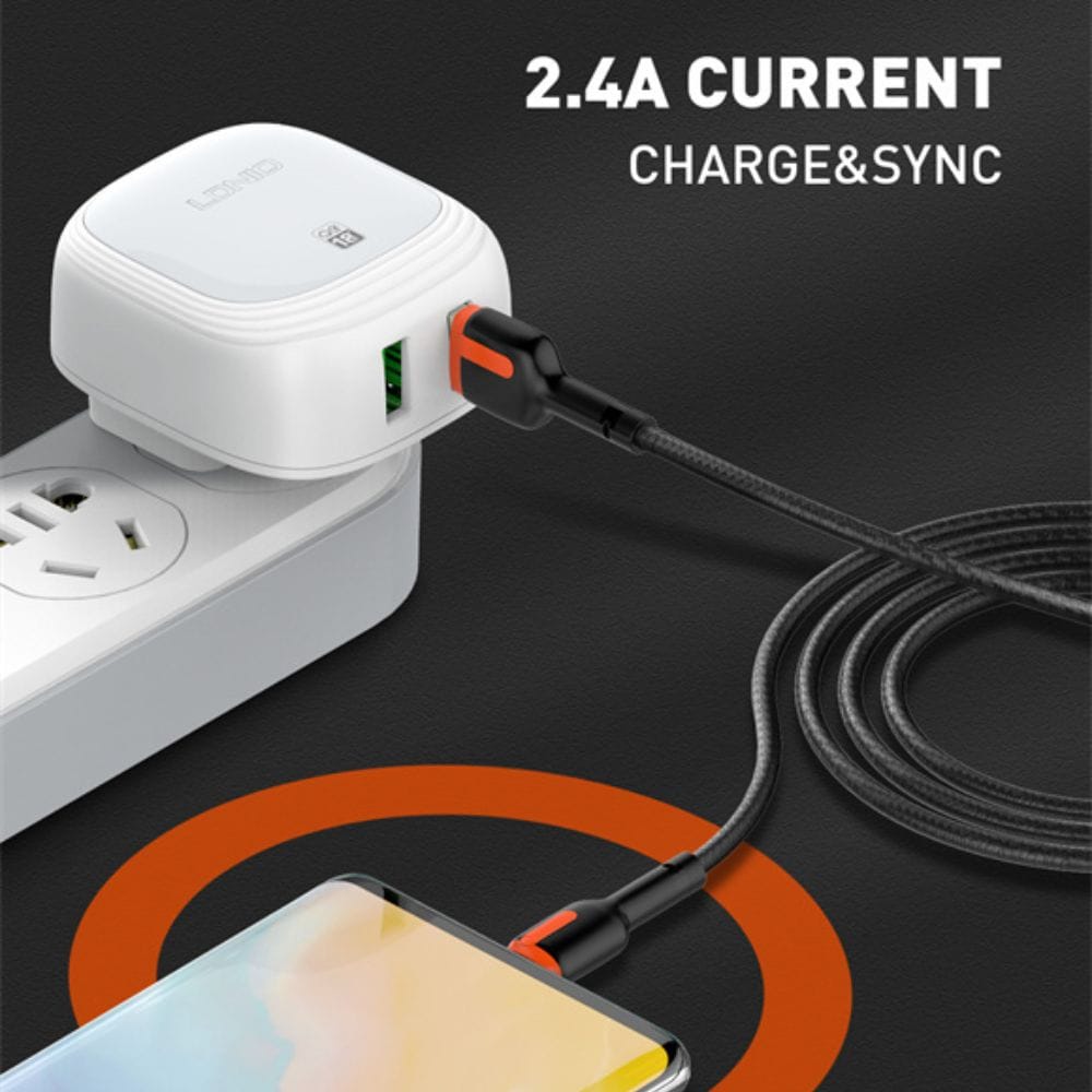 Cable USB-A 2.4A