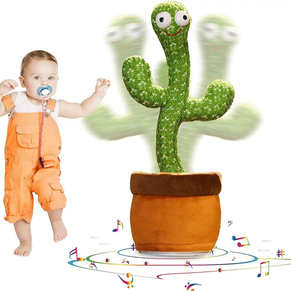 Cactus de Peluche Interactivo