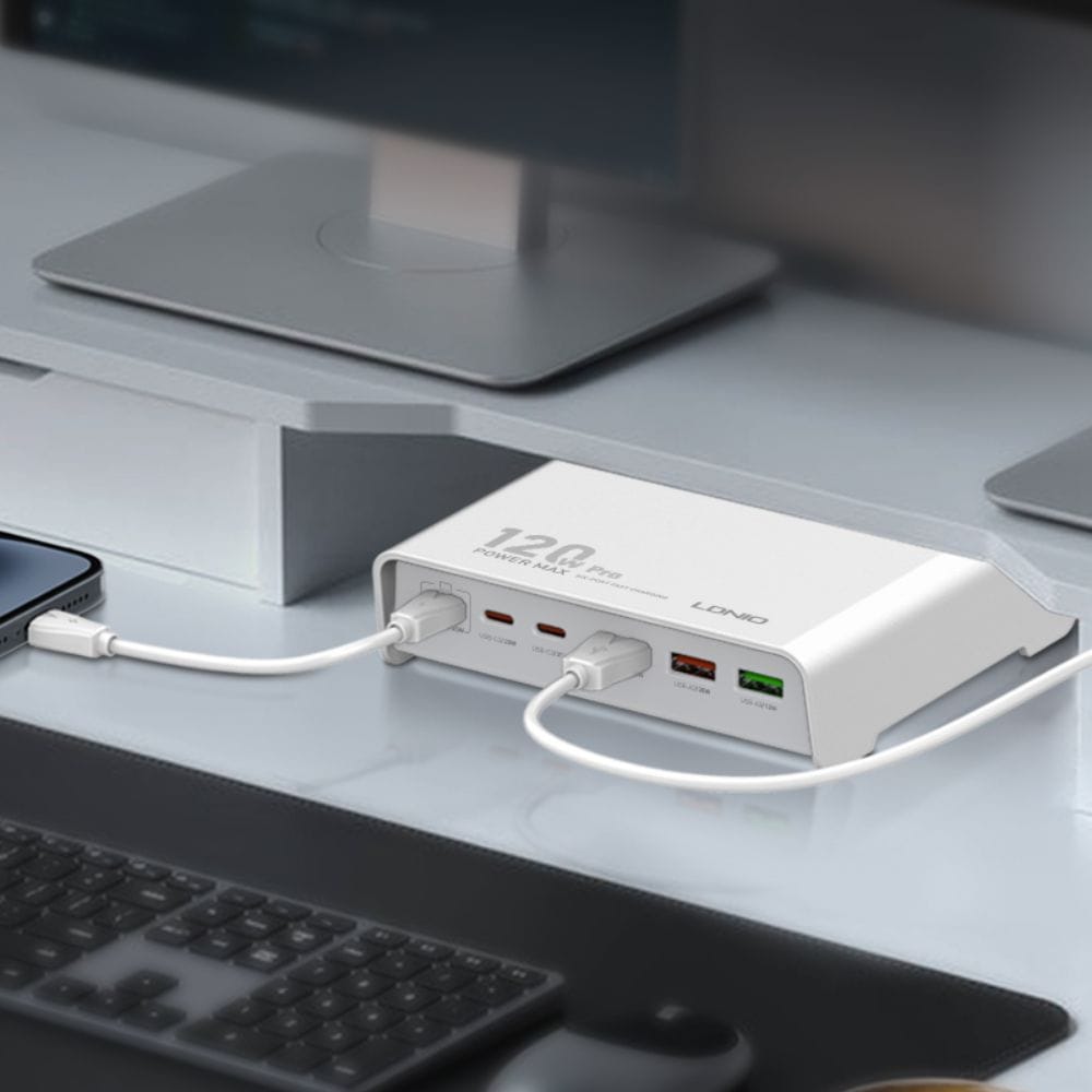 Cargador de Escritorio Alta Tecnología de 120W Q605