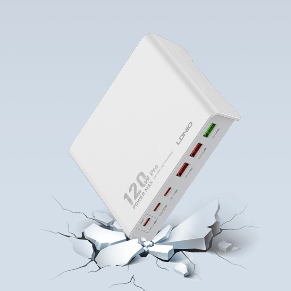 Cargador de Escritorio Alta Tecnología de 120W Q605