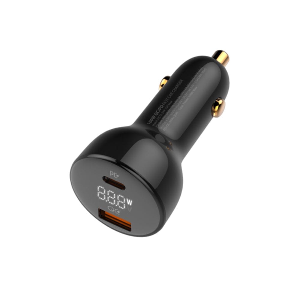 Cargador de Auto de 100w 2 Puertos