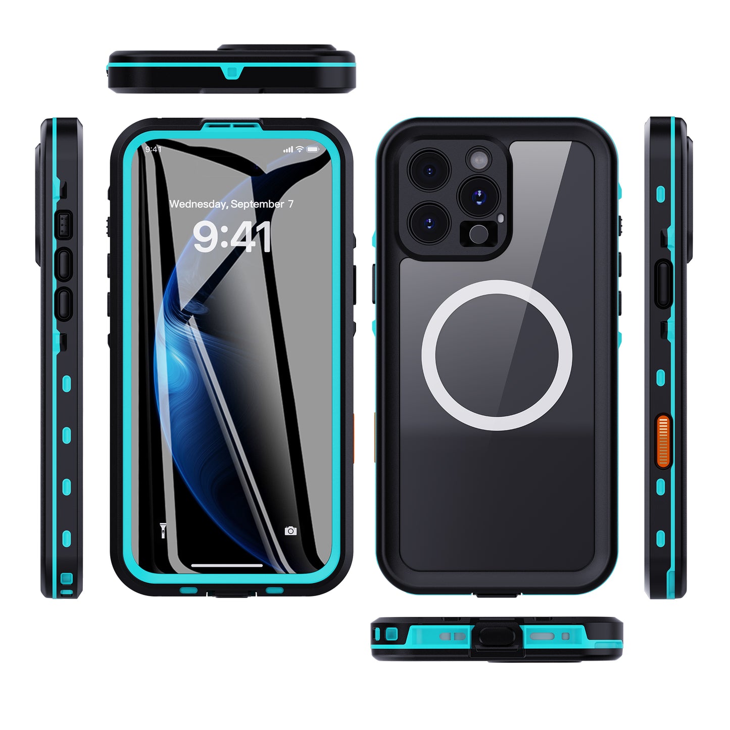 Forro iPhone 16 Pro Shellbox Modelo (DOT)