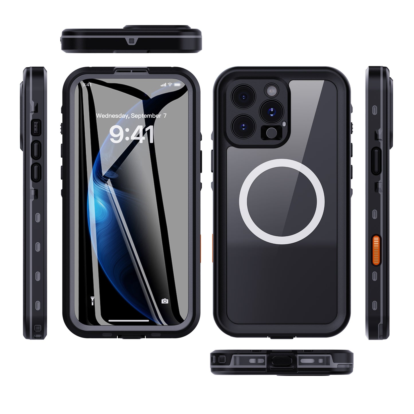 Forro iPhone 16 Pro Shellbox Modelo (DOT)