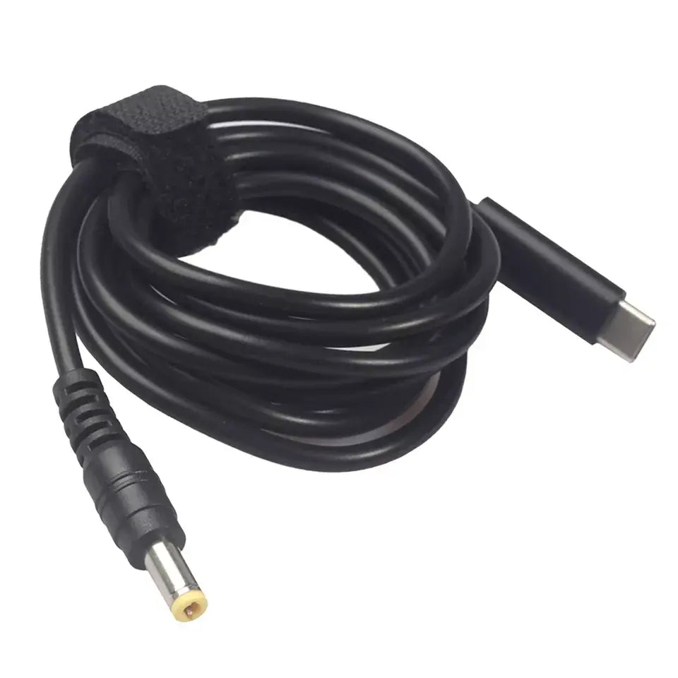 Cable Adaptador Tipo C a DC PD65W (5.5x2.1mm)