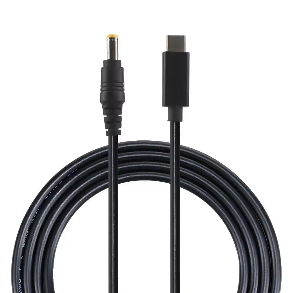 Cable Adaptador Tipo C a DC PD65W (5.5x2.1mm)