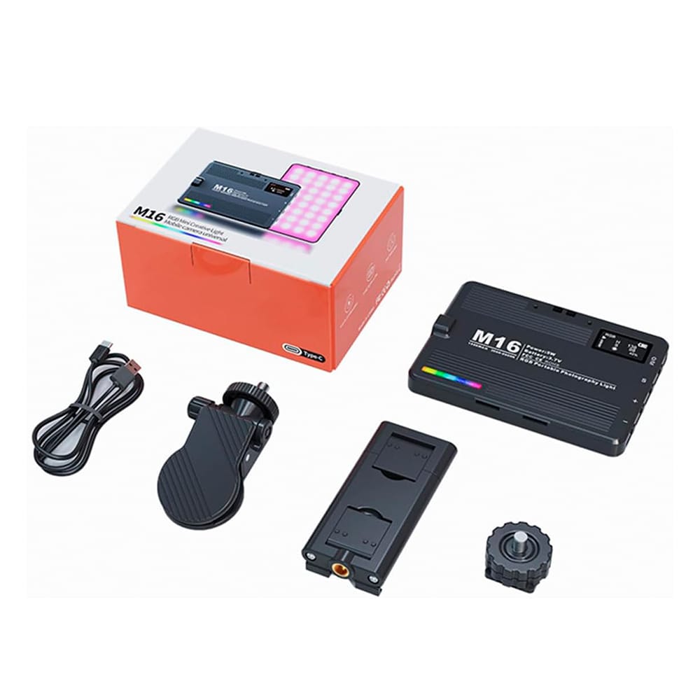 Luz Portátil M16 RGB Universal