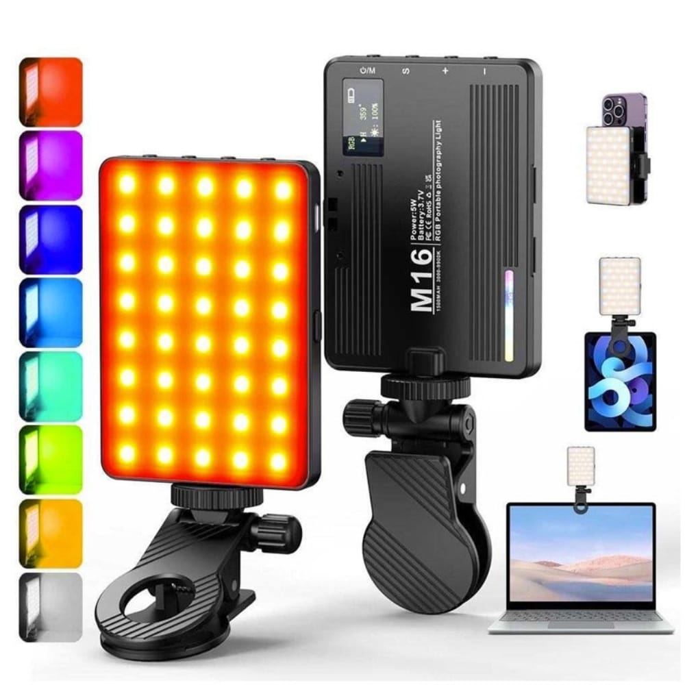 Luz Portátil M16 RGB Universal