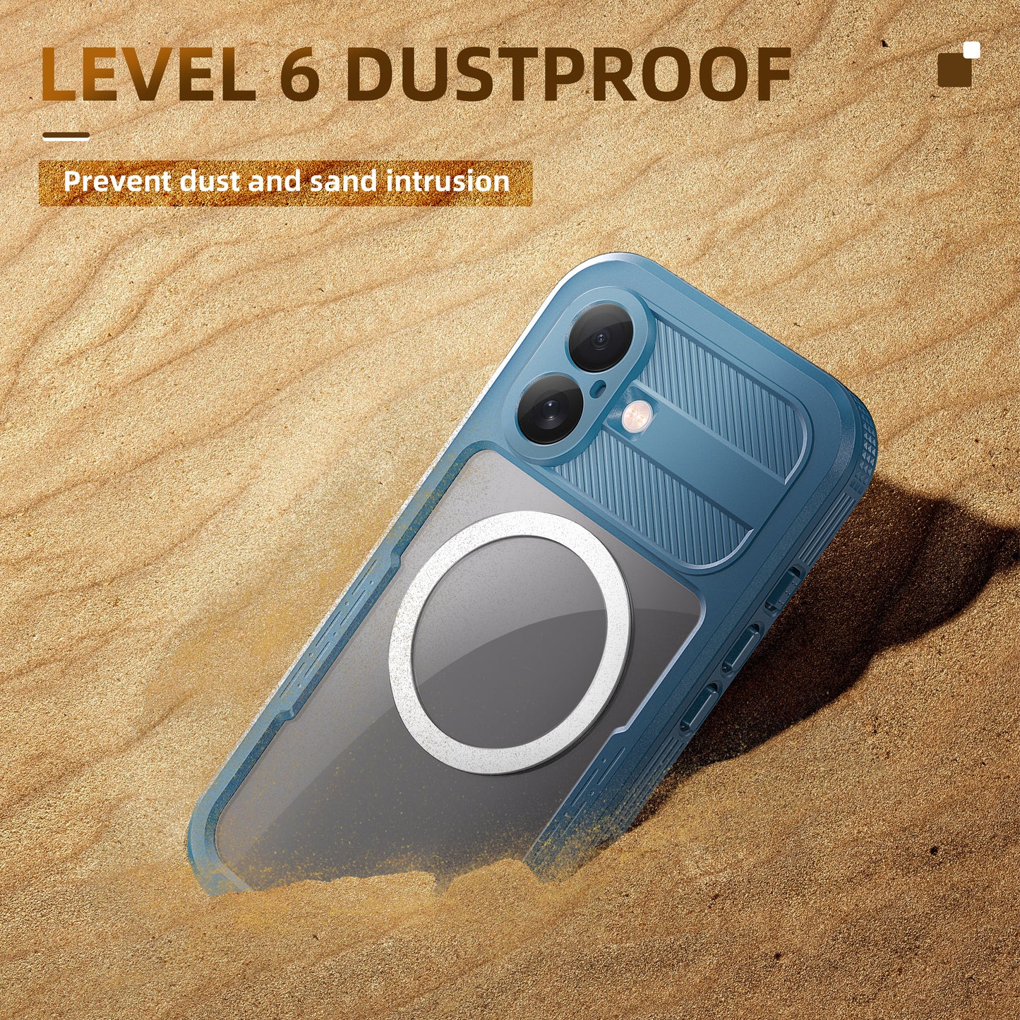 Forro iPhone 16 Shellbox Modelo (MARS)