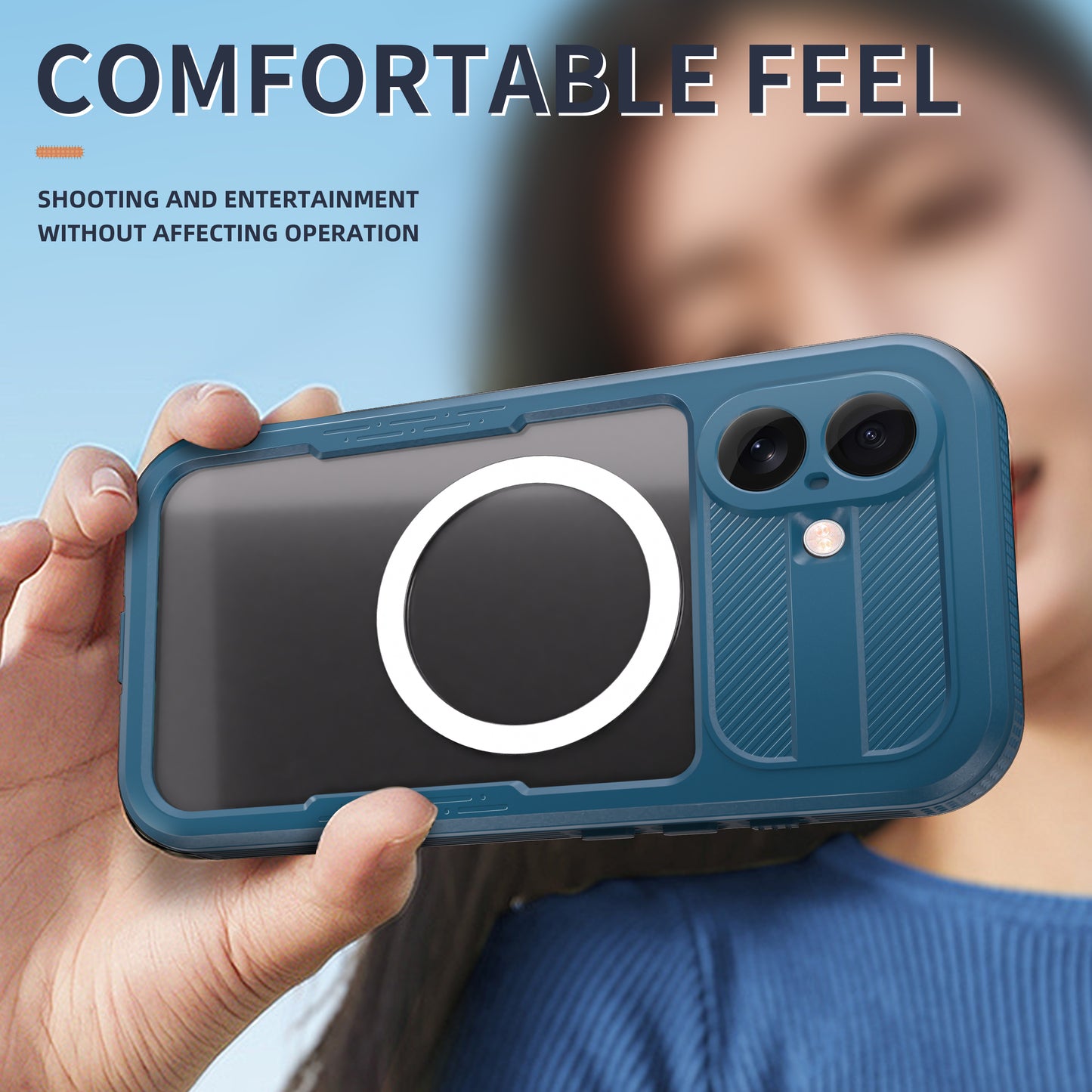 Forro iPhone 16 Shellbox Modelo (MARS)