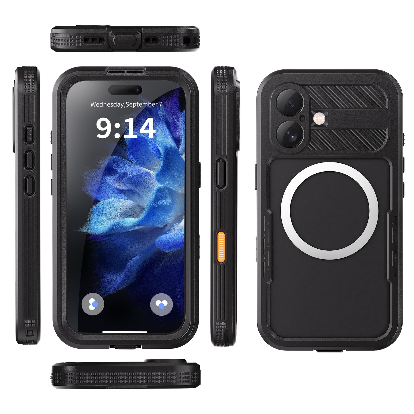 Forro iPhone 16 Shellbox Modelo (MARS)