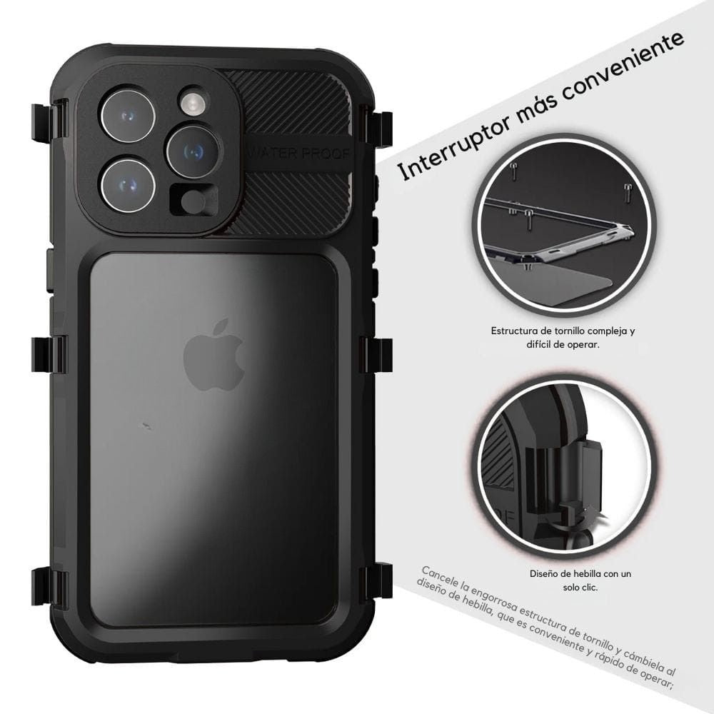 Forro iPhone 13 Pro Max Shellbox Modelo (M)
