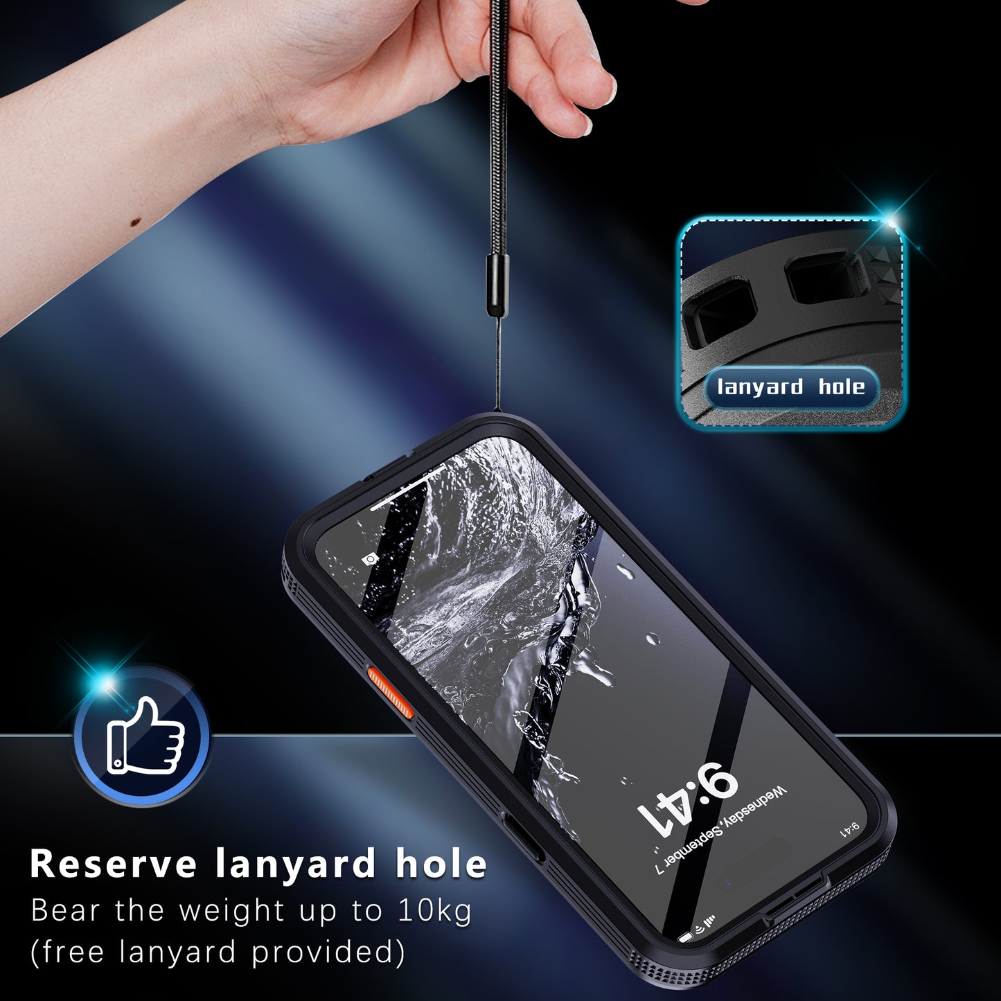 Forro iPhone 16 pro max Shellbox Modelo (MARS)