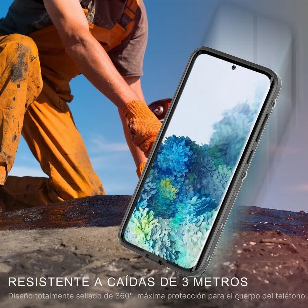 Forro Samsung Galaxy S20+ Shellbox Modelo (DOT) Color Negro