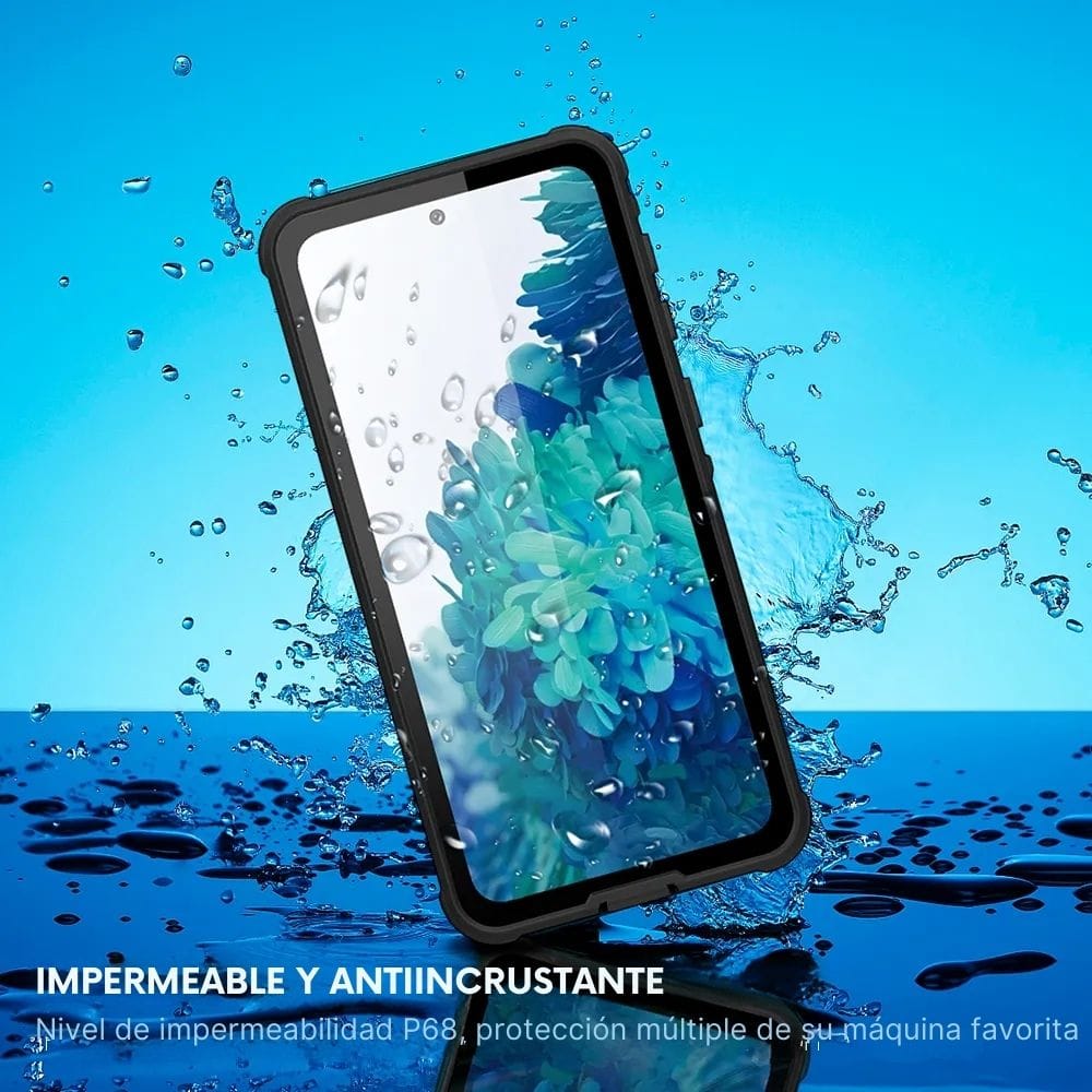 Forro Samsung Galaxy S21+ Shellbox Modelo Dot Color Negro