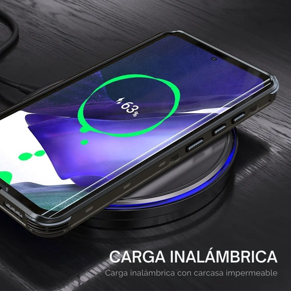Forro Samsung Galaxy S21 Ultra Shellbox Modelo Dot Color Negro