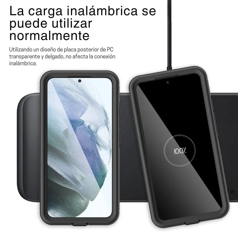 Forro Samsung Galaxy S22+ Shellbox Modelo A Color Negro