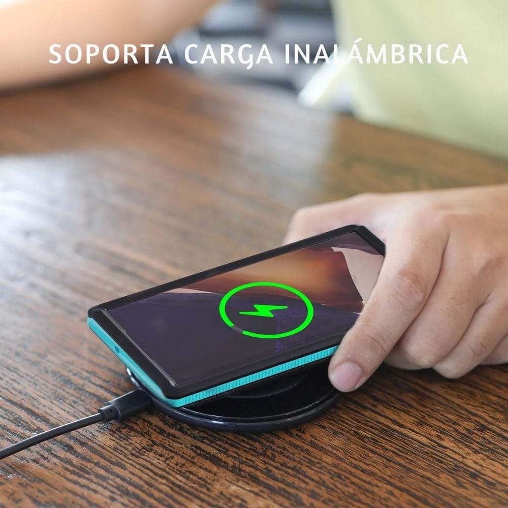 Forro Samsung Galaxy S22 Ultra Shellbox Modelo A Color Negro