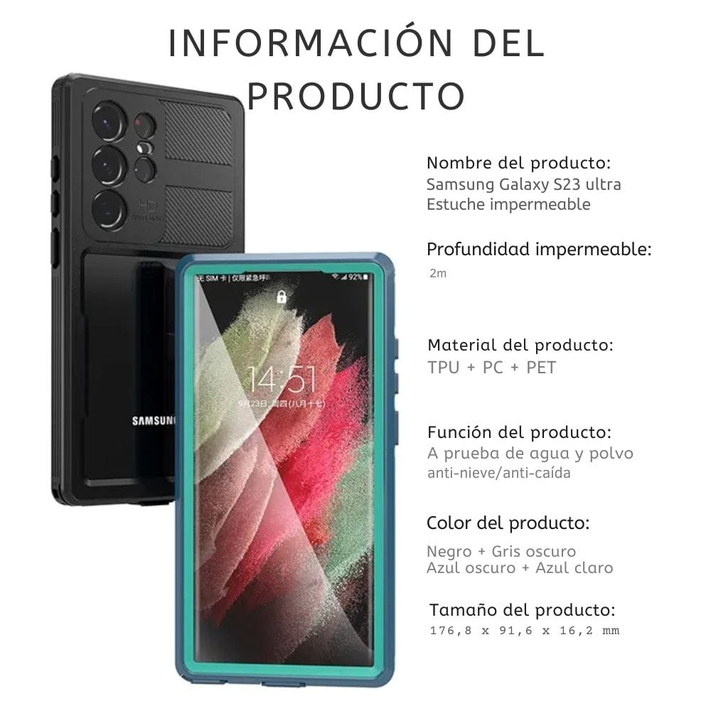 Forro Samsung Galaxy S23 Ultra Shellbox Modelo (Mars)