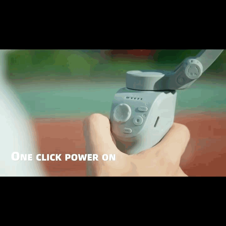 Gimbal Estabilizador TOKQI M01 de 3 Ejes con Luz LED y Trípode