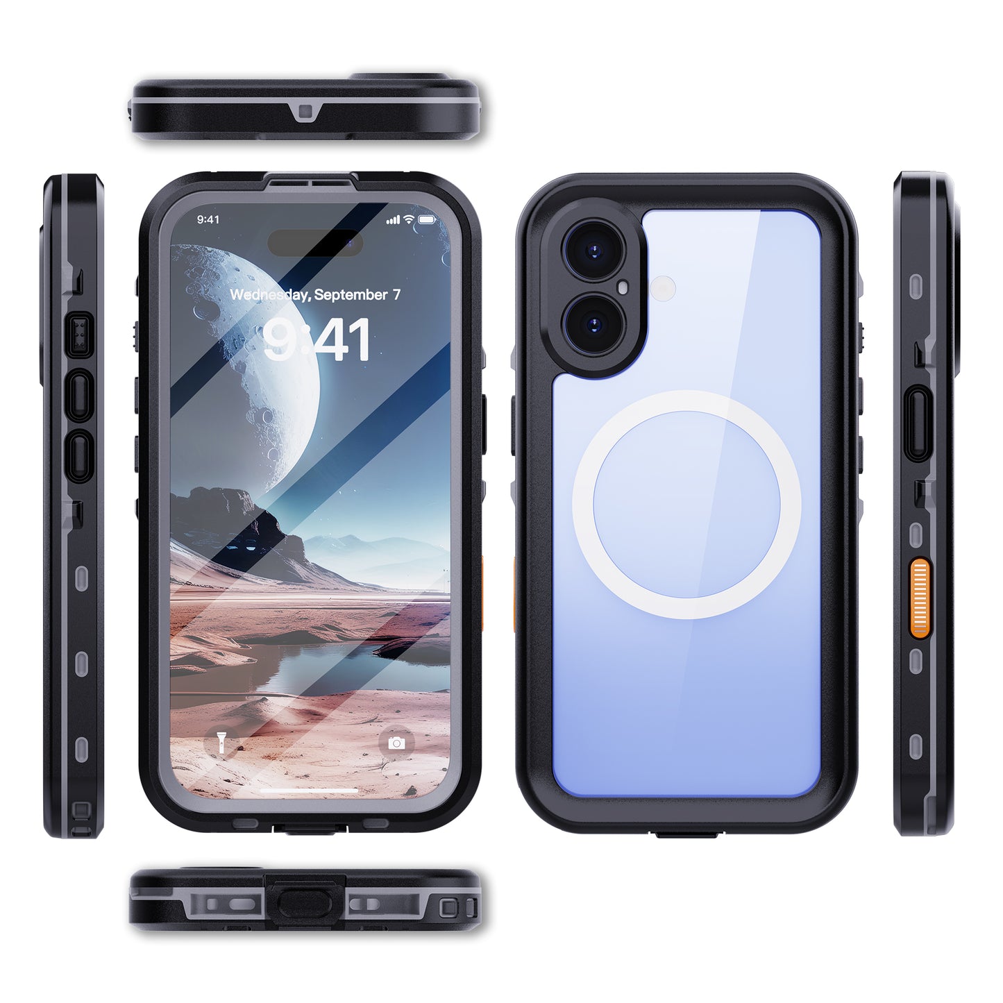 Forro iPhone 16 Shellbox Modelo (DOT)