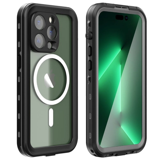 Forro iPhone 15 Pro Shellbox Modelo (dot)