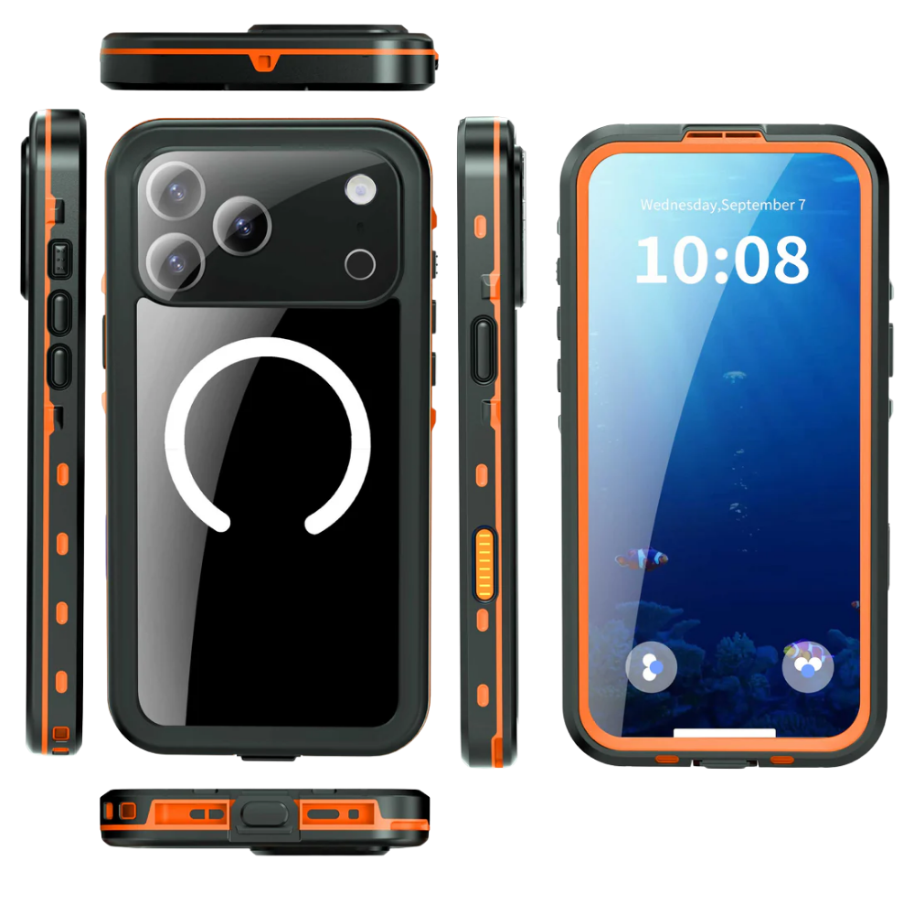 Forro iPhone 17 Pro Max Shellbox Modelo (DOT)