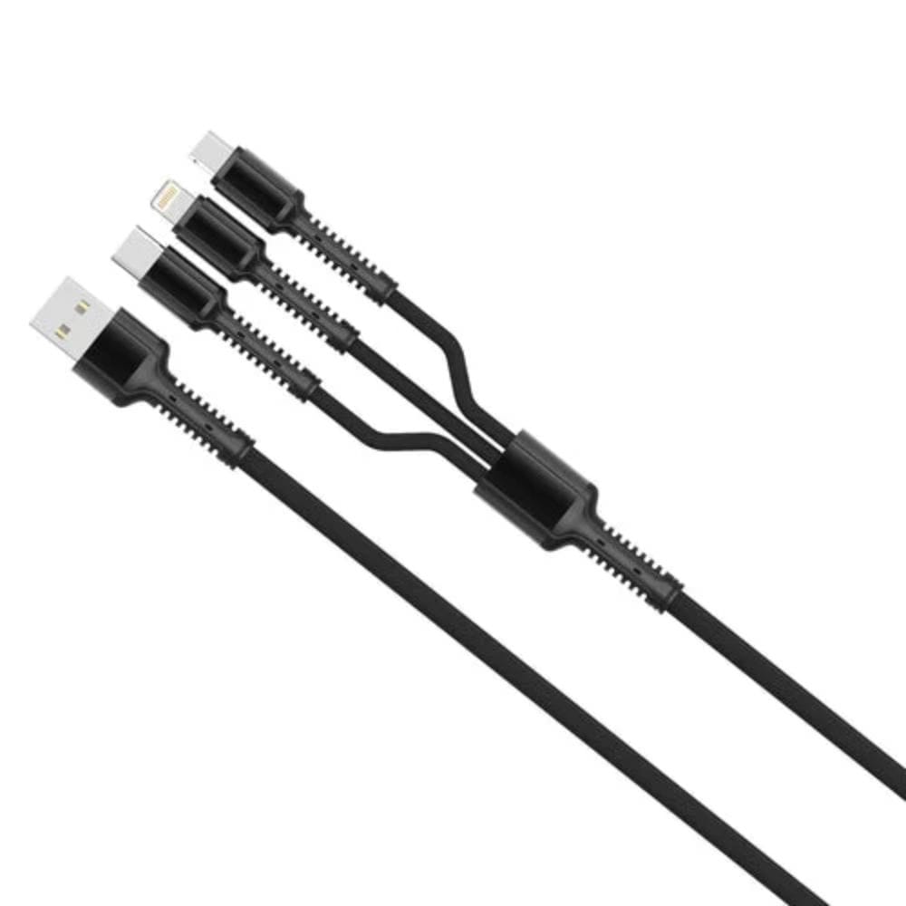 Cable de Carga 3 en 1 Ultra Resistente