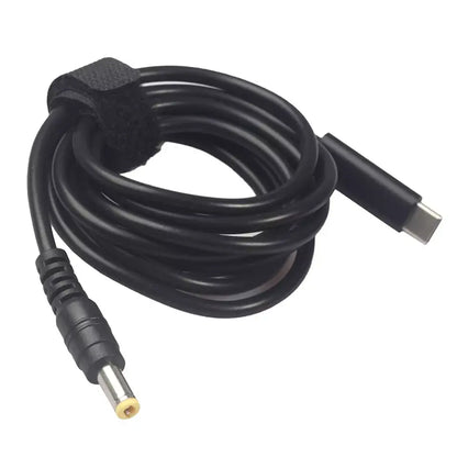 Cable Adaptador Tipo C a DC PD65W (5.5x2.1mm)