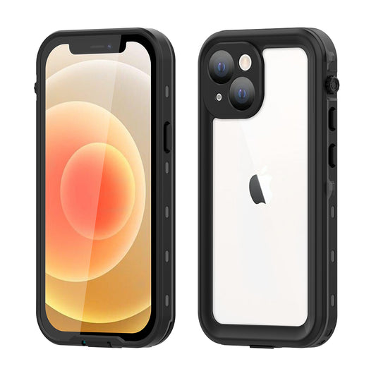 Forro iPhone 13 Mini Shellbox Modelo DOT Color Gris