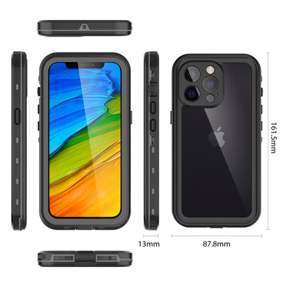 Forro iPhone 13 Pro Shellbox Modelo DOT Color Gris