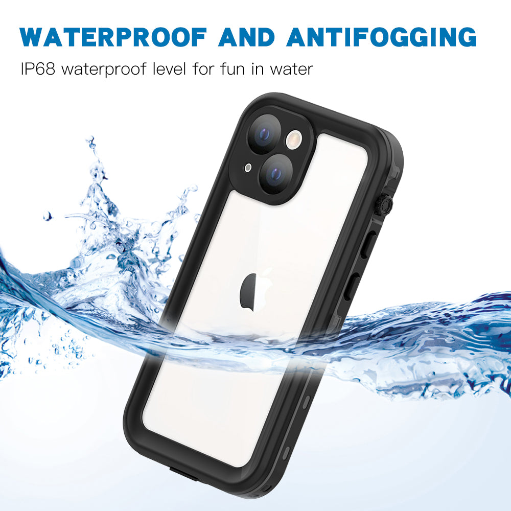 Forro iPhone 13 Mini Shellbox Modelo DOT Color Gris