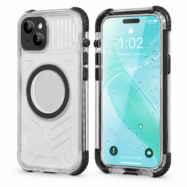 Forro iPhone 15 Plus Shellbox Modelo (cc)