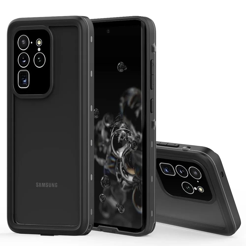 Forro Samsung Galaxy S20 Ultra Shellbox Modelo Dot Color Negro
