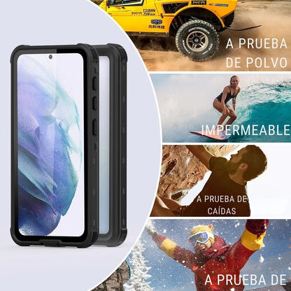 Forro Samsung Galaxy S21 Shellbox Modelo Dot Color Negro