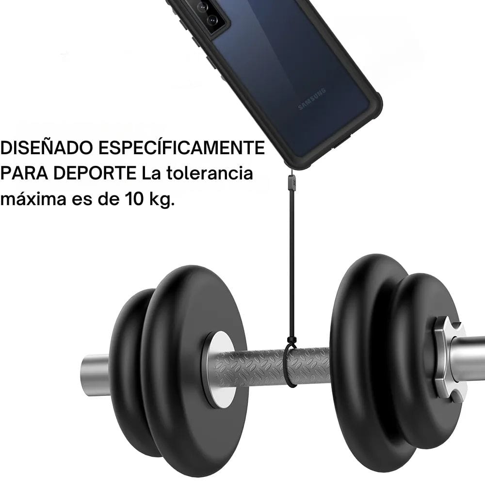 Forro Samsung Galaxy S21+ Shellbox Modelo Dot Color Negro