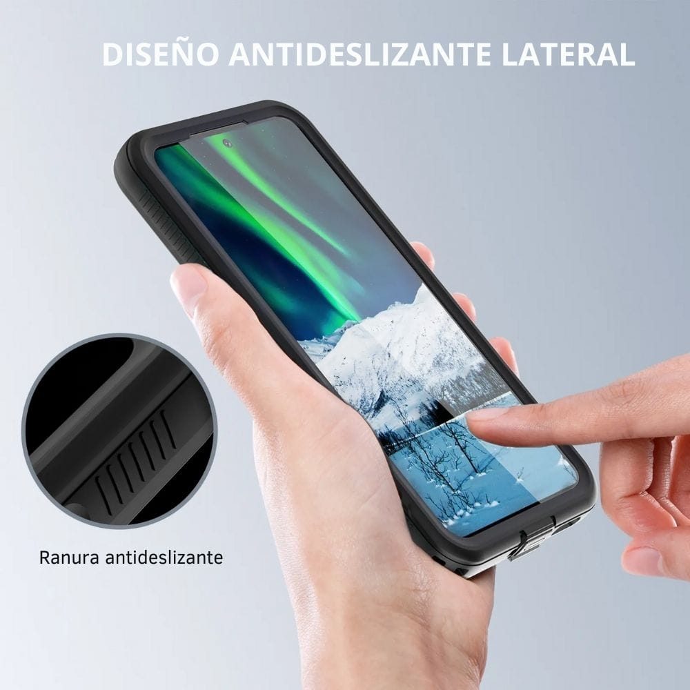 Forro Samsung Galaxy S22 Shellbox Modelo A Color Negro