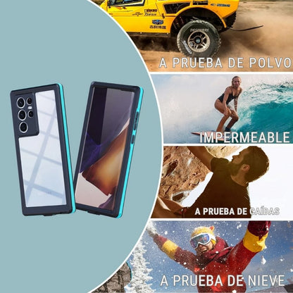 Forro Samsung Galaxy S22 Ultra Shellbox Modelo A Color Negro