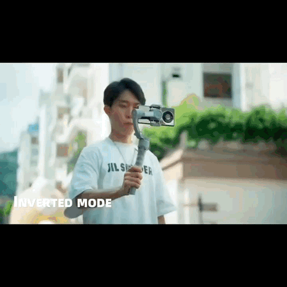 Gimbal Estabilizador TOKQI M01 de 3 Ejes con Luz LED y Trípode