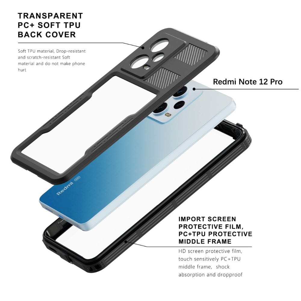 Forro Redmi Note 12 Pro Shellbox Modelo Mars