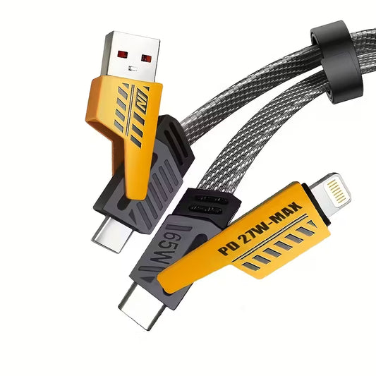 Cable USB Tipo C 4 en 1 65W - OFERTA RELAMPAGO