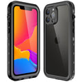 Forro iPhone 12 Pro Max Shellbox Modelo Dot Color Gris