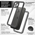 Forro iPhone 12 Pro Max Shellbox Modelo Dot Color Gris